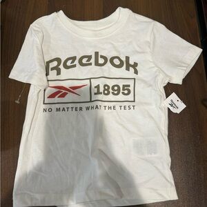6/$20 NWT Reebok Kids White Graphic T-Shirt